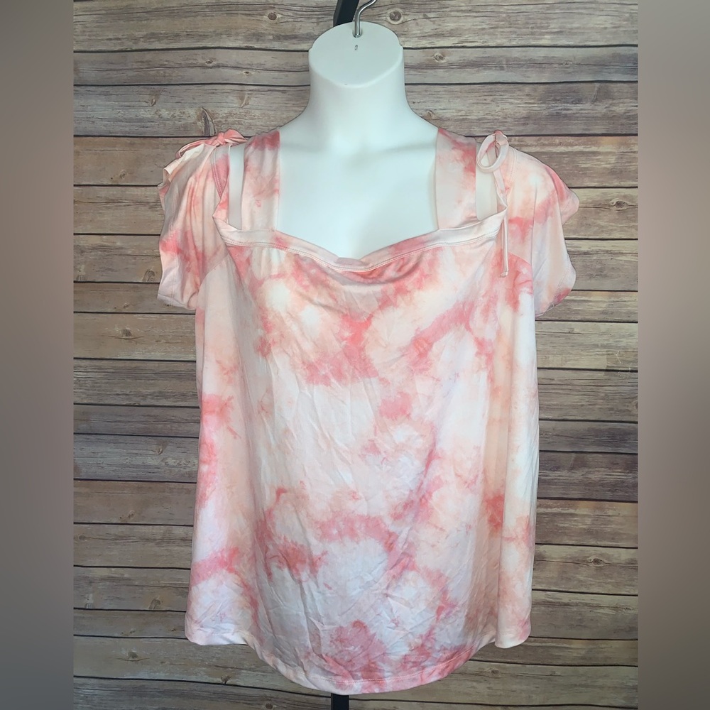 Anna Loanna Cold Shoulder Blouse - Size 2X